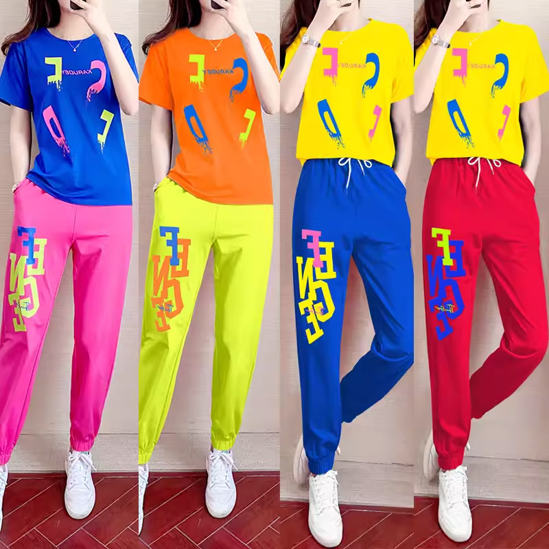 Ensemble Jogging 2 Pièces Pour Fille Ado - Sweat + Pantalon, Style Streetwear, Pour école, Sport, Détente, Tailles 7-16 Ans